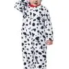 Dalmatian Puppy Fleece Jumpsuit Toddler Costume
