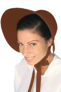 Felt Bonnet (Brown)