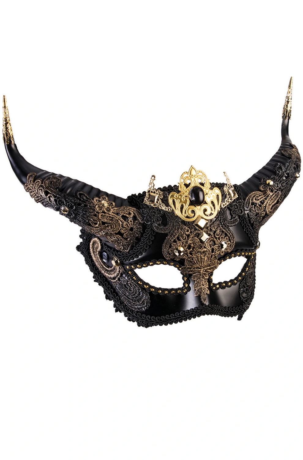 Elegant Faun Masquerade Mask 3 Elegant Faun Masquerade Mask