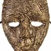 Textured Face Mask (Gold) -Toddler Costumes Sales FM82602 full 1