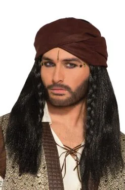 Fortune Teller Wig With Scarf