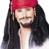 Buccaneer Wig With Bandana (Black) -Toddler Costumes Sales FR2470301 full 1