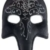 Venetian Filigree Zanni Mask (Black/White) -Toddler Costumes Sales M1104BW full 1