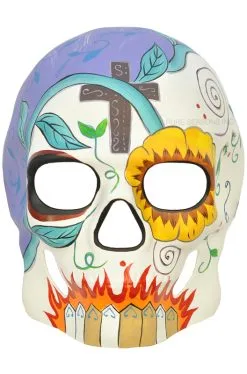 Day Of The Dead Masquerade Mask (Multi)