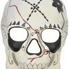 Day Of The Dead Masquerade Mask (White)