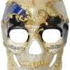Musical Pieces Skull Mask (Blue) -Toddler Costumes Sales M31093BS full 1