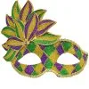 Mardi Gras Leaf Child Mask -Toddler Costumes Sales M3255 full 1