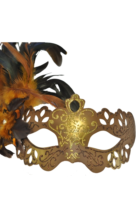 Lady Bella Venetian Mask (Brown) 3 Lady Bella Venetian Mask (Brown)