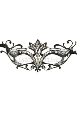 Dark Princess Venetian Mask (Black)