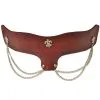 Leather Catene Masquerade Mask (Brown) -Toddler Costumes Sales M33203BR full 1