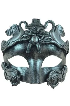 Cherubino In Metallo Mask (Silver)