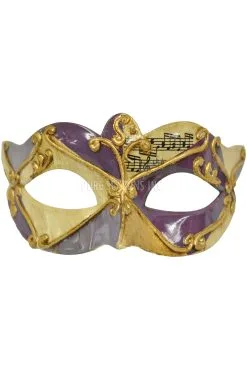 Musical Dreams Masquerade Mask (Purple)
