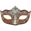 Bejeweled Venetian Mask (Brown) -Toddler Costumes Sales M3703BR full 1