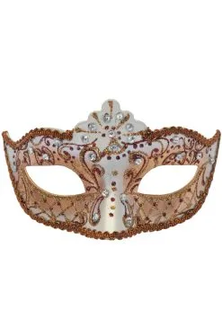 Bejeweled Venetian Mask (Red)