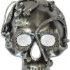 Steampunk Robot Skull Mask (Silver) 2 Steampunk Robot Skull Mask (Silver) -Toddler Costumes Sales M39026S full 1