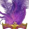 Colombina Festa Venetian Mask (Purple)
