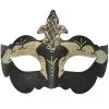 Fleur Of The Shadows Masquerade Mask (Black/Ivory) -Toddler Costumes Sales M7035BV full 1