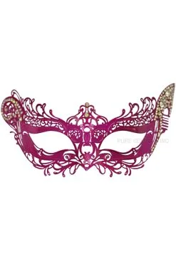 Winged Angel Venetian Mask (Hot Pink)