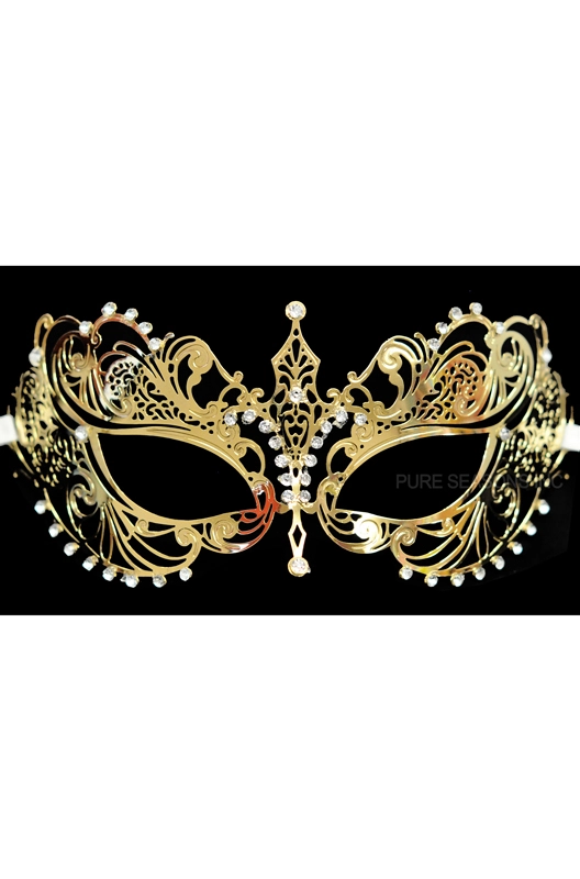 Empress Divine Venetian Mask (Gold) 3 Empress Divine Venetian Mask (Gold)
