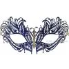 Mystique Winged Venetian Mask (Blue)