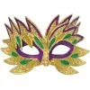 Fiery Angel Mardi Gras Mask (Purple)