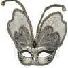 Venetian Butterfly Mask (Silver) -Toddler Costumes Sales M7588S full 1