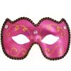 Mardi Gras Eye Mask (Hot Pink) -Toddler Costumes Sales MJ6918HP full 1
