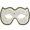 Mardi Gras Eye Mask (White) 1 Mardi Gras Eye Mask (White) -Toddler Costumes Sales MJ6918W full 1