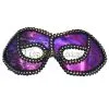 Mysterious Lace Masquerade Eye Mask (Purple) -Toddler Costumes Sales MJ6920PU full 1