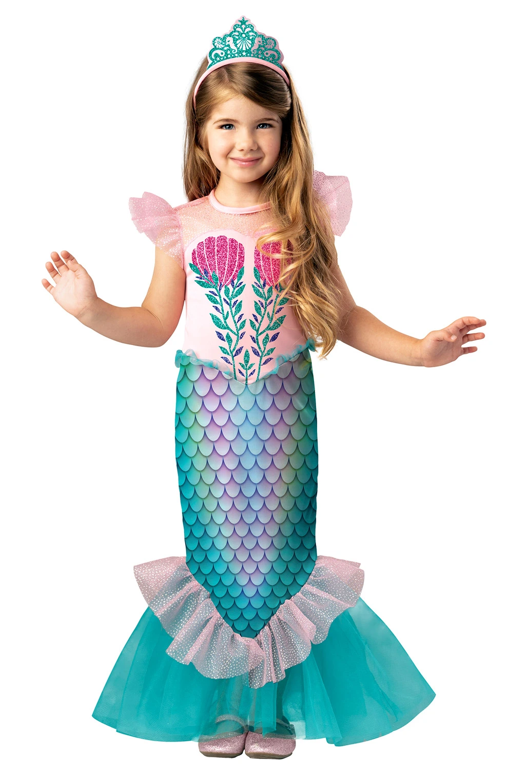 Pretty Magical Mermaid Toddler Costume 3 Pretty Magical Mermaid Toddler Costume