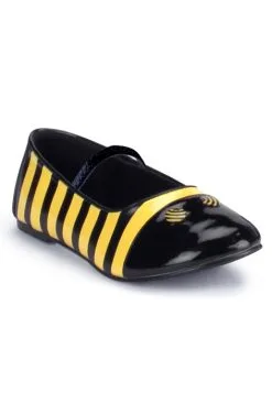 Sweet Honey Bee Child Ballet Flat Shoes