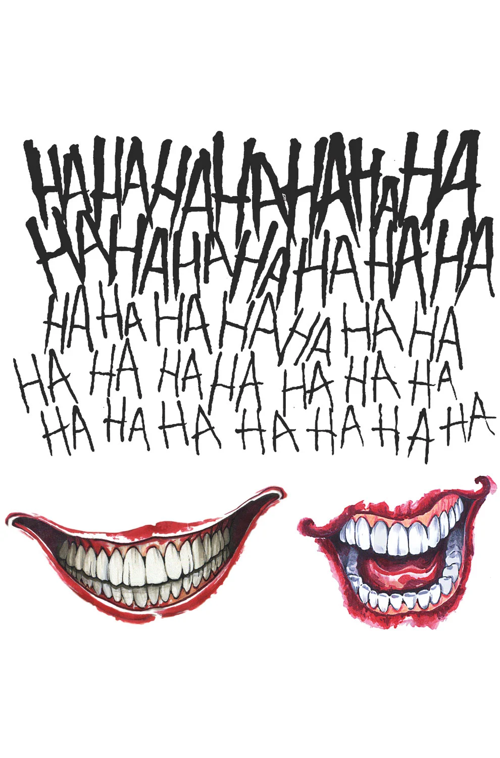 Suicide Squad Joker Tattoo Kit 3 Suicide Squad Joker Tattoo Kit