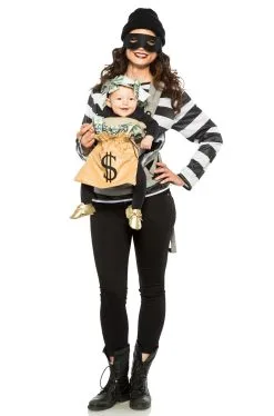Baby & Me - Robber & Money Bag Costume