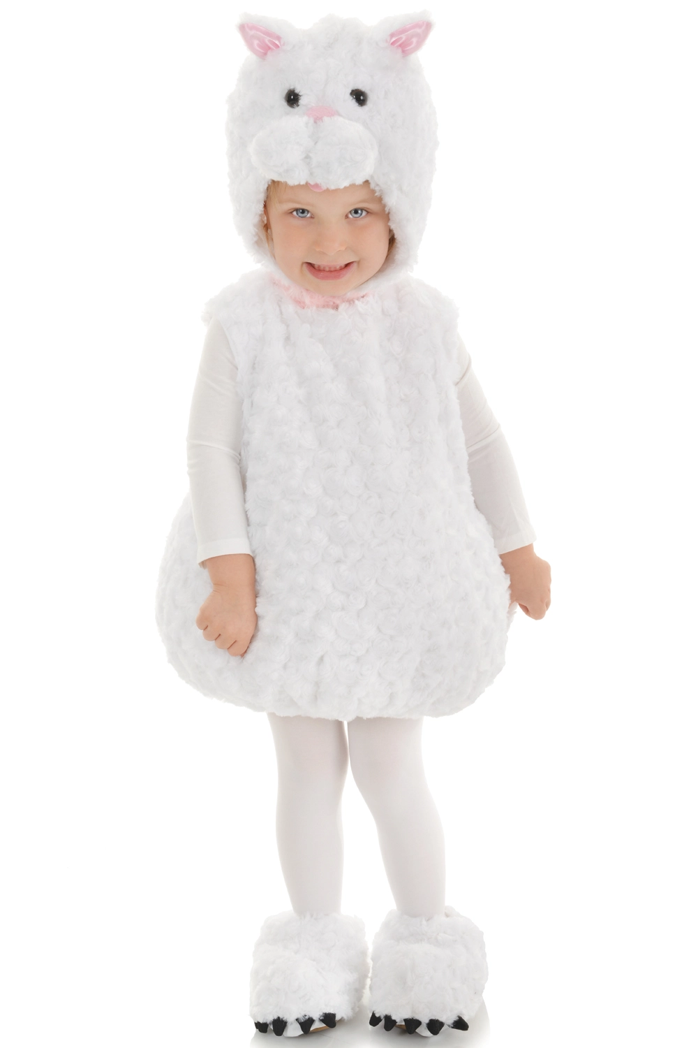 White Cat Toddler Costume 3 White Cat Toddler Costume