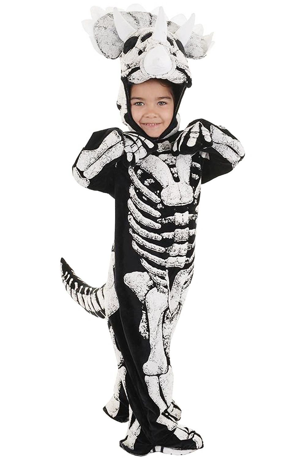 Triceratops Fossil Toddler Costume 3 Triceratops Fossil Toddler Costume