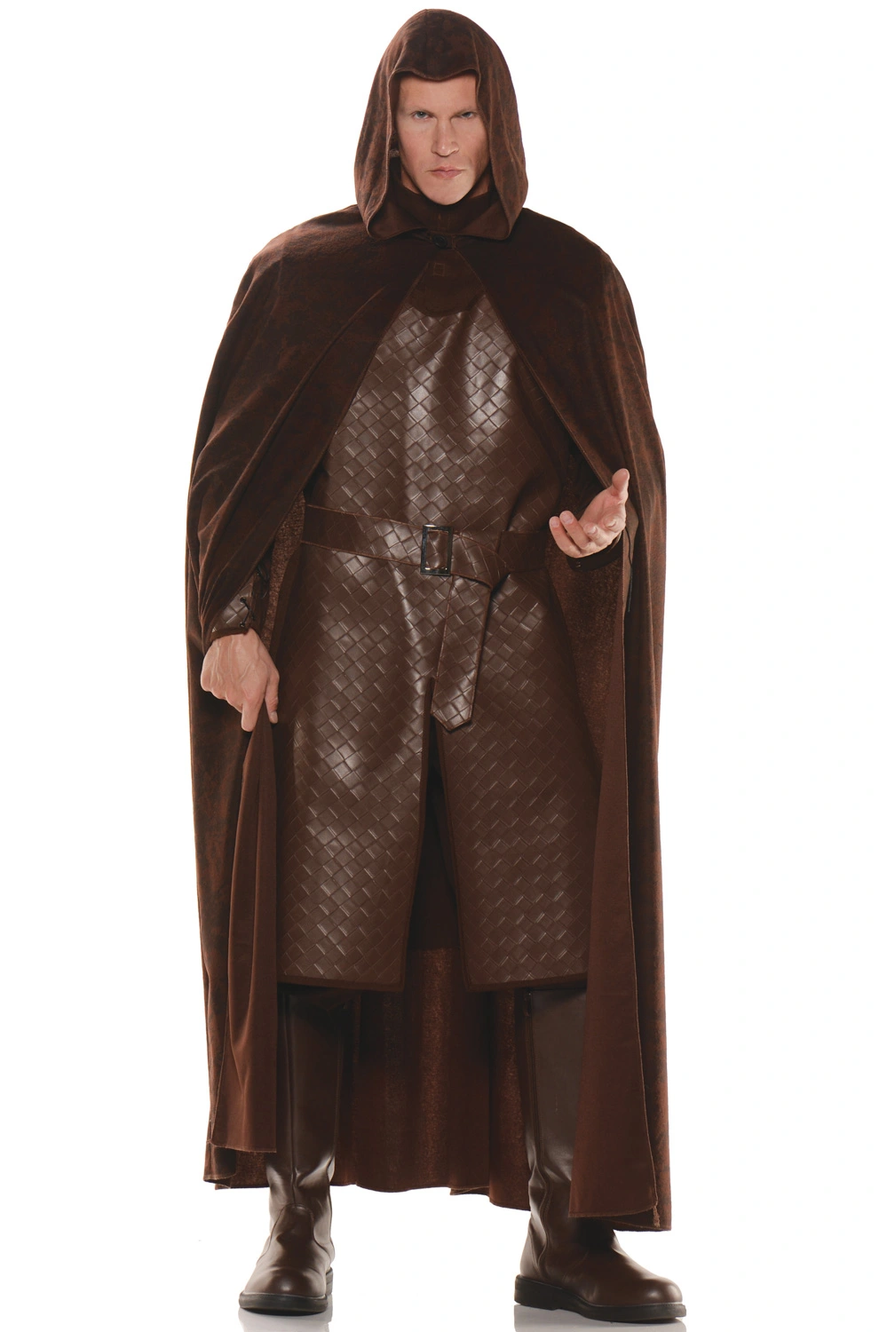 Deluxe Hooded Cape (Brown) 3 Deluxe Hooded Cape (Brown)